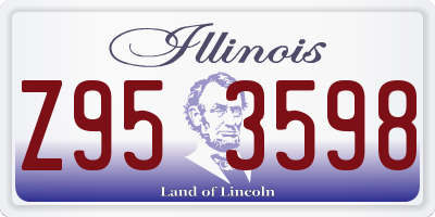 IL license plate Z953598