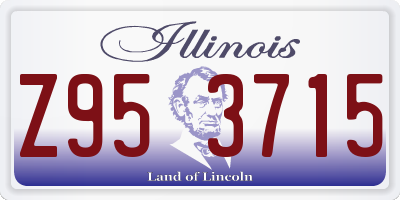 IL license plate Z953715
