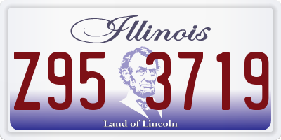IL license plate Z953719