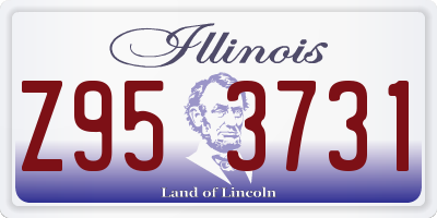 IL license plate Z953731