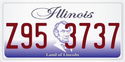 IL license plate Z953737