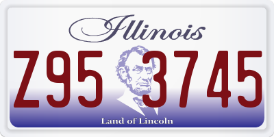 IL license plate Z953745
