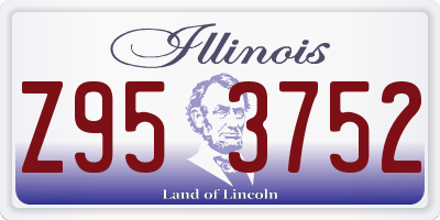 IL license plate Z953752