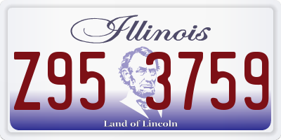 IL license plate Z953759