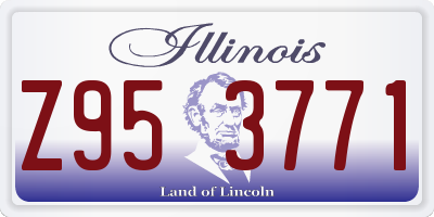IL license plate Z953771