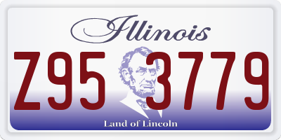 IL license plate Z953779