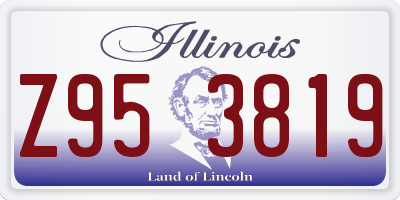IL license plate Z953819