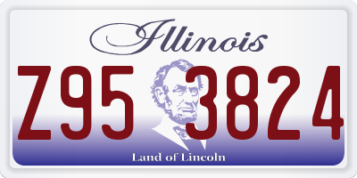 IL license plate Z953824