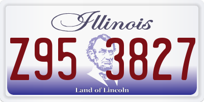 IL license plate Z953827