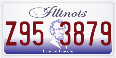 IL license plate Z953879