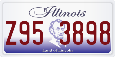 IL license plate Z953898