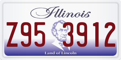 IL license plate Z953912