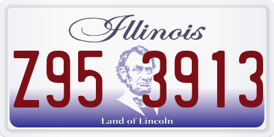 IL license plate Z953913