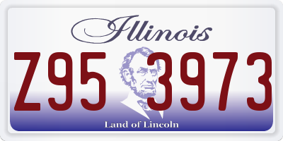 IL license plate Z953973