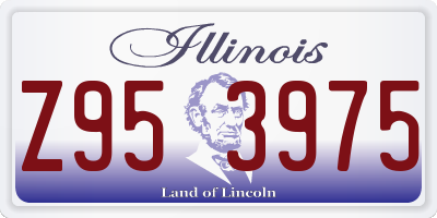 IL license plate Z953975