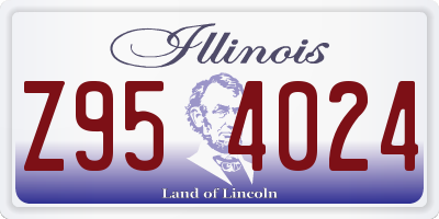 IL license plate Z954024