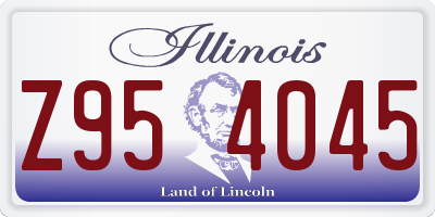 IL license plate Z954045