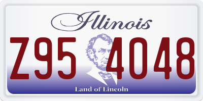 IL license plate Z954048