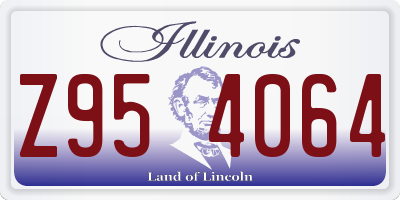 IL license plate Z954064