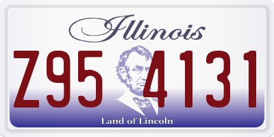 IL license plate Z954131