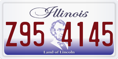 IL license plate Z954145