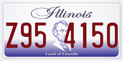 IL license plate Z954150