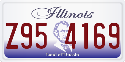 IL license plate Z954169