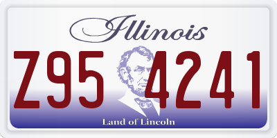 IL license plate Z954241