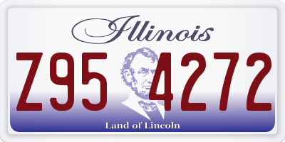 IL license plate Z954272