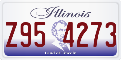 IL license plate Z954273