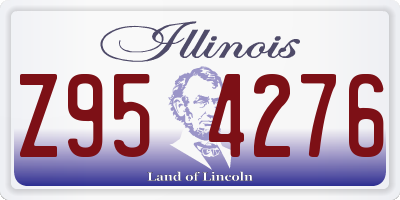 IL license plate Z954276
