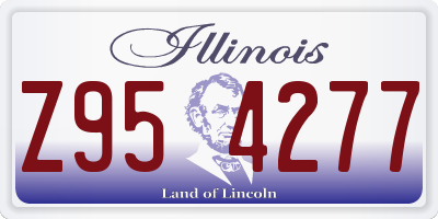 IL license plate Z954277
