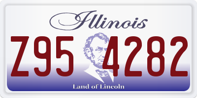 IL license plate Z954282