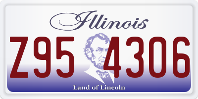 IL license plate Z954306