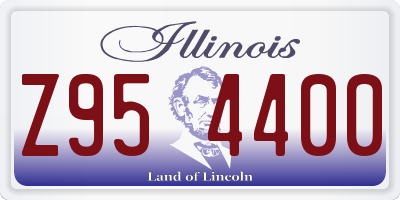 IL license plate Z954400