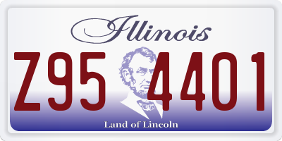 IL license plate Z954401