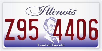 IL license plate Z954406