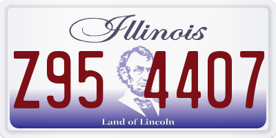 IL license plate Z954407