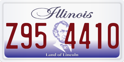 IL license plate Z954410