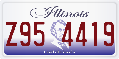 IL license plate Z954419
