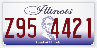 IL license plate Z954421