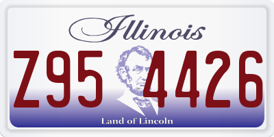 IL license plate Z954426