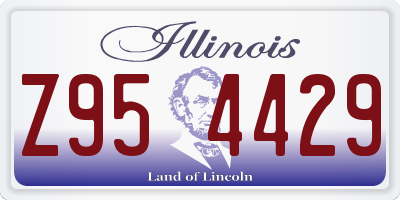 IL license plate Z954429