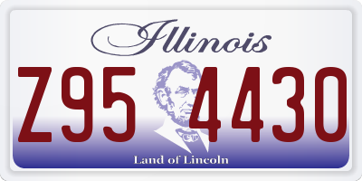 IL license plate Z954430