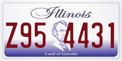IL license plate Z954431