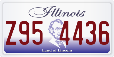 IL license plate Z954436