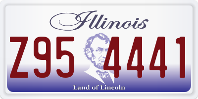 IL license plate Z954441