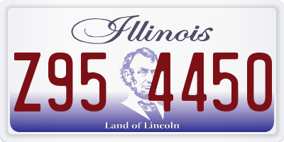 IL license plate Z954450