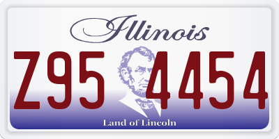 IL license plate Z954454
