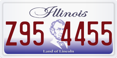 IL license plate Z954455